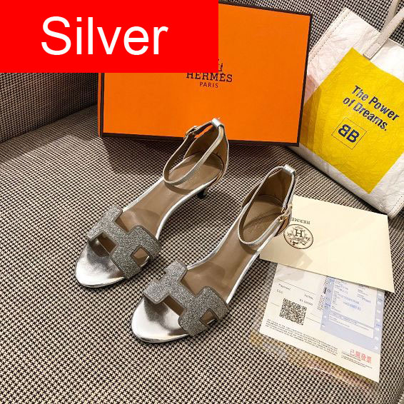 Hermes original suede 60mm sandal HS0060