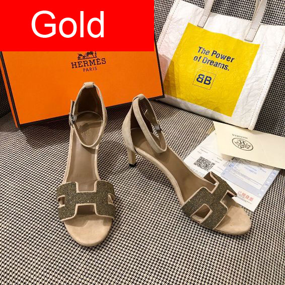 Hermes original suede 60mm sandal HS0060