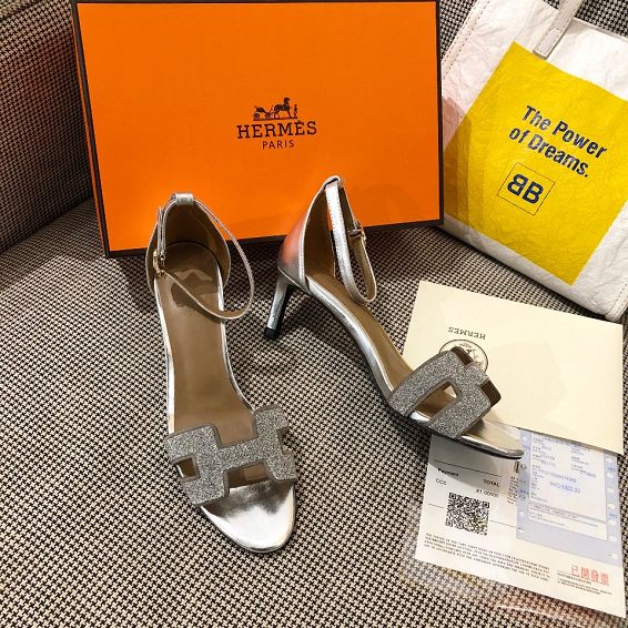 Hermes original suede 60mm sandal HS0060