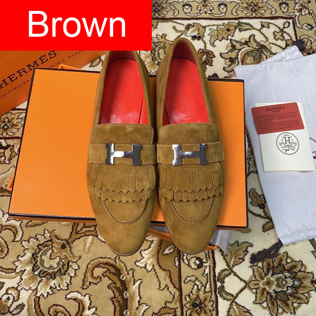 Hermes original suede loafer HS0030