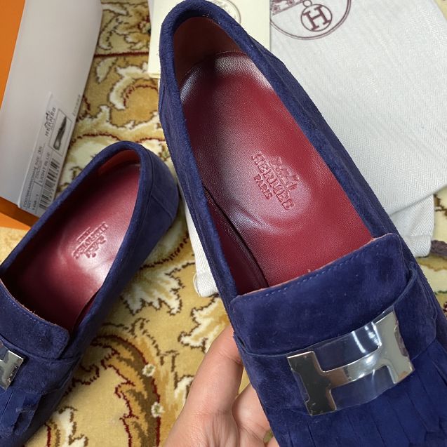 Hermes original suede loafer HS0030