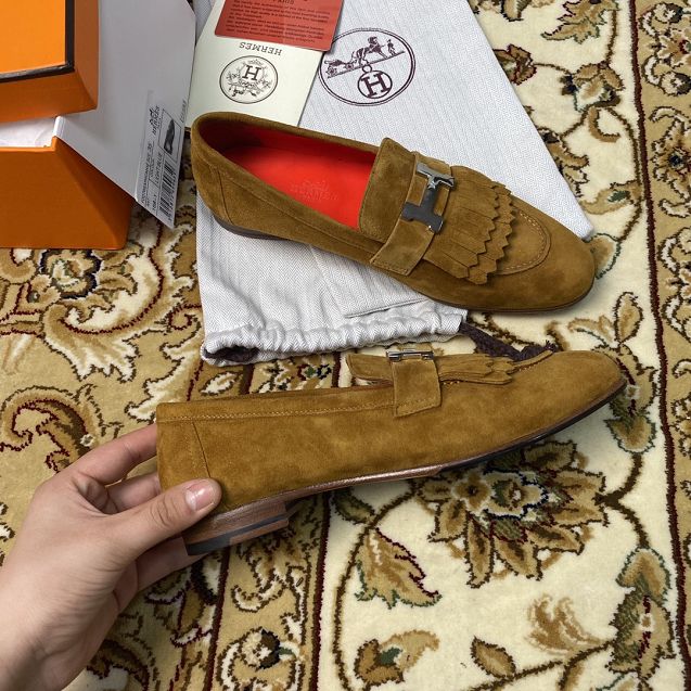 Hermes original suede loafer HS0030