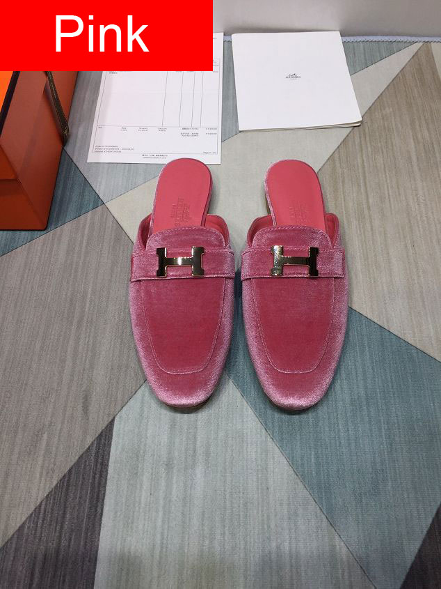 Hermes original velvet mule HS0102	