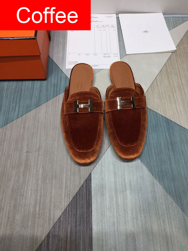 Hermes original velvet mule HS0102	