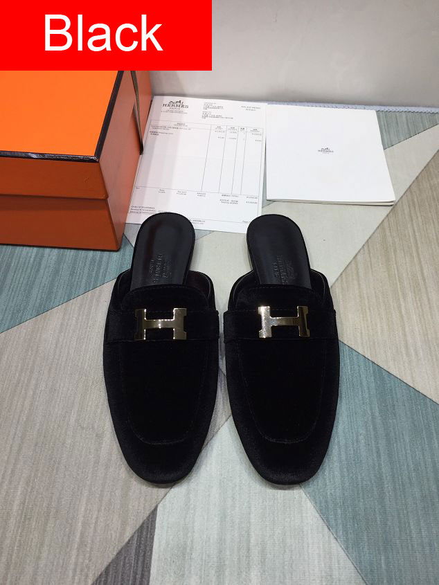 Hermes original velvet mule HS0102	