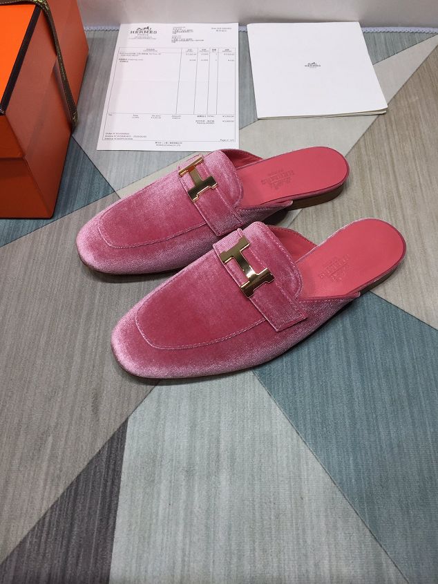 Hermes original velvet mule HS0102	