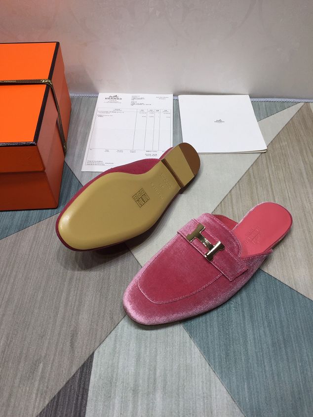 Hermes original velvet mule HS0102	