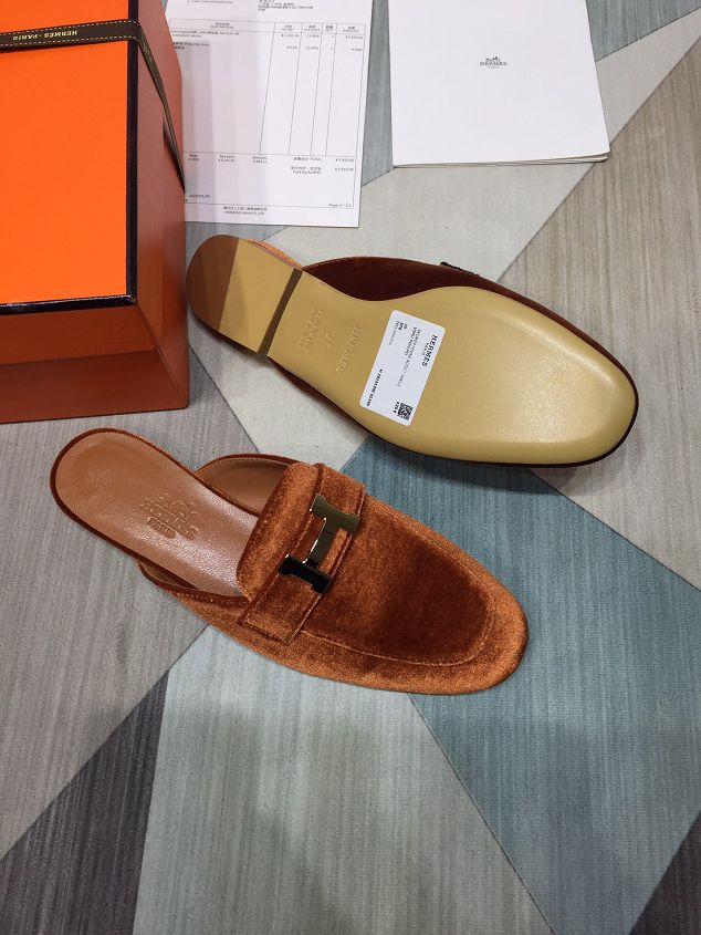 Hermes original velvet mule HS0102	