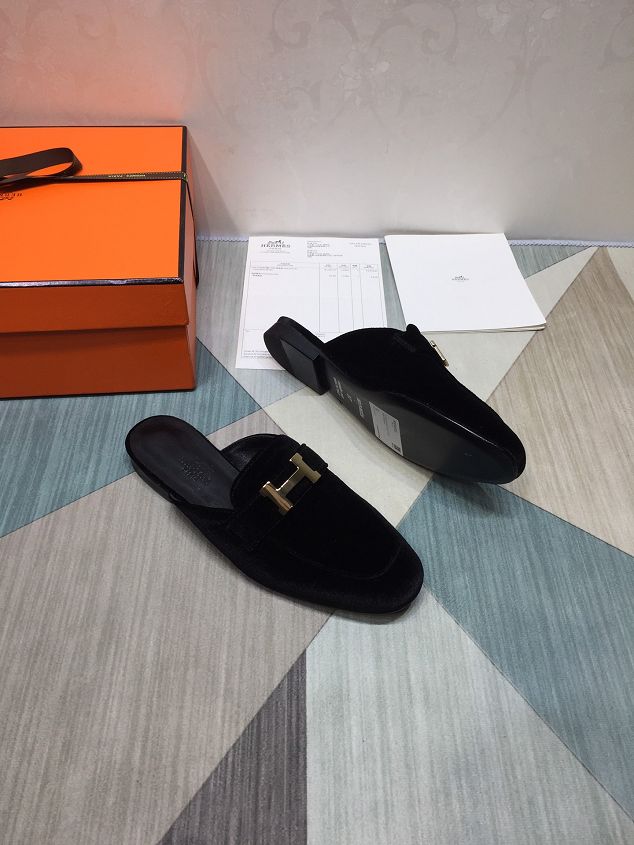 Hermes original velvet mule HS0102	