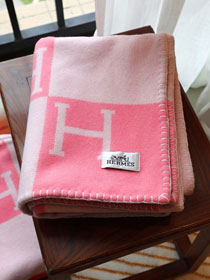 Hermes original cashmere avalon blanket HB064 pink