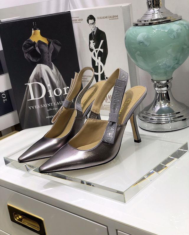 Dior original calfskin sandal DS0005 silver