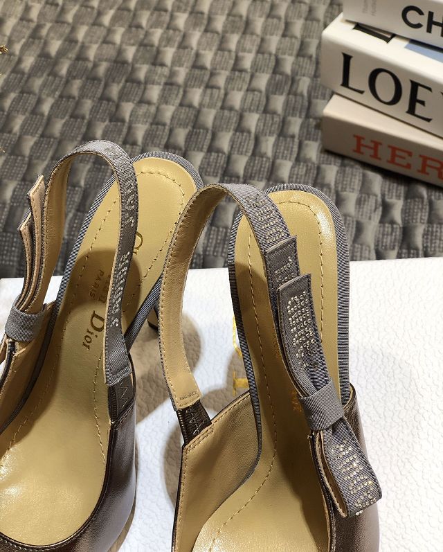 Dior original calfskin sandal DS0005 silver