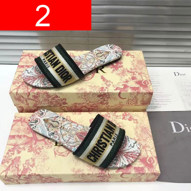 Dior original cotton slide DS0006