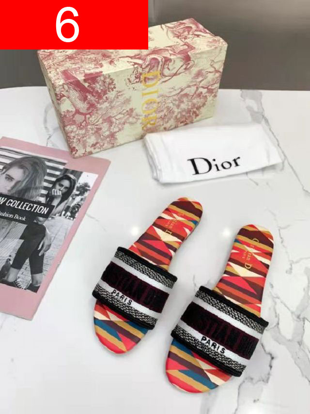 Dior original cotton slide DS0006