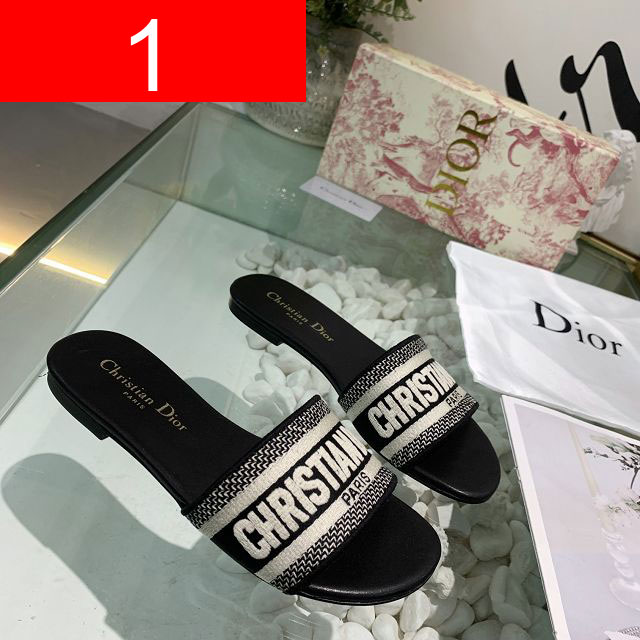 Dior original cotton slide DS0008