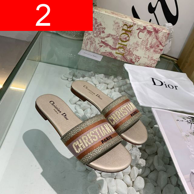 Dior original cotton slide DS0008