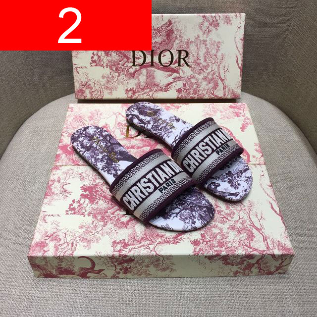 Dior original cotton slide DS0009