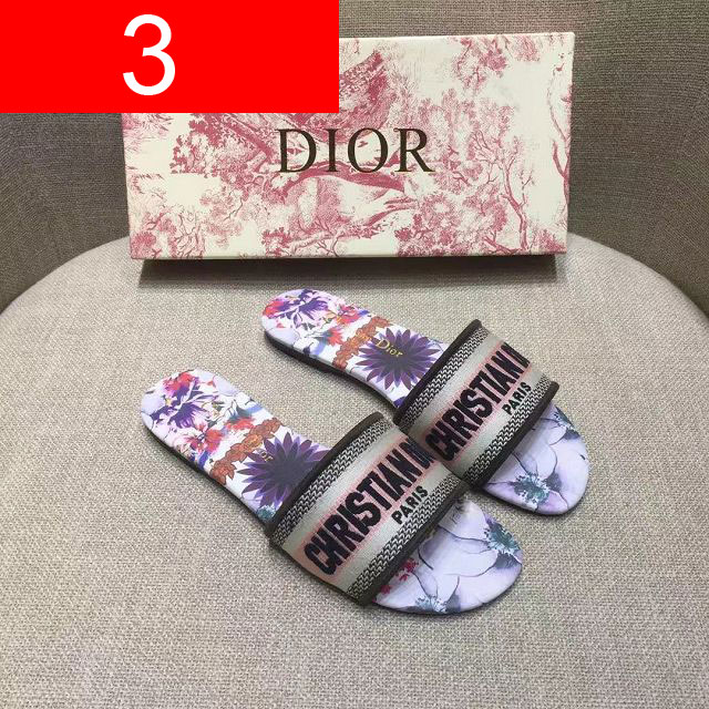 Dior original cotton slide DS0010