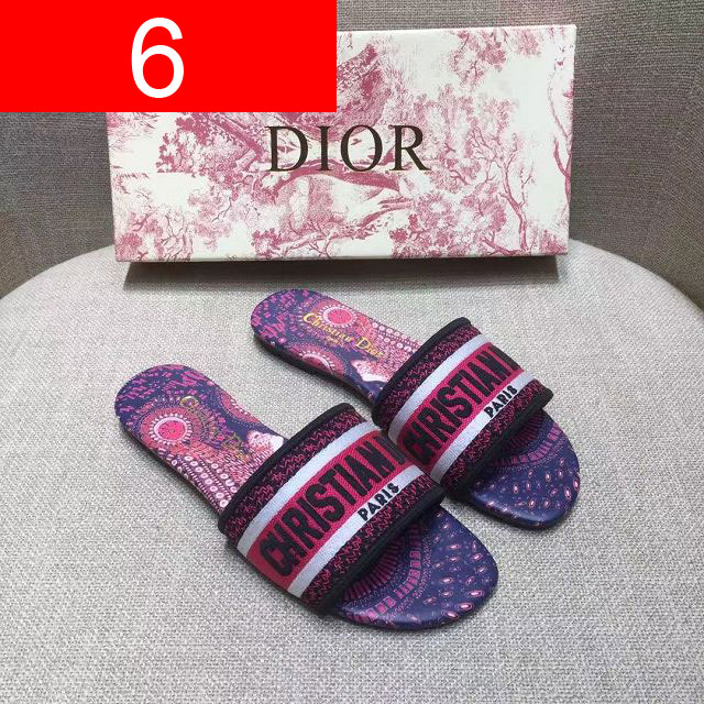 Dior original cotton slide DS0010