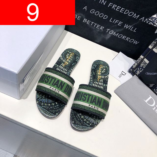 Dior original cotton slide DS0010