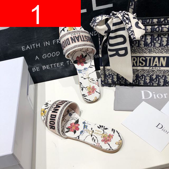 Dior original cotton slide DS0011