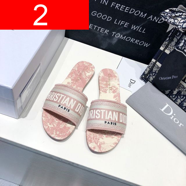 Dior original cotton slide DS0011