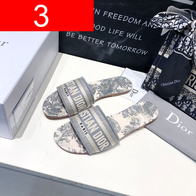 Dior original cotton slide DS0011