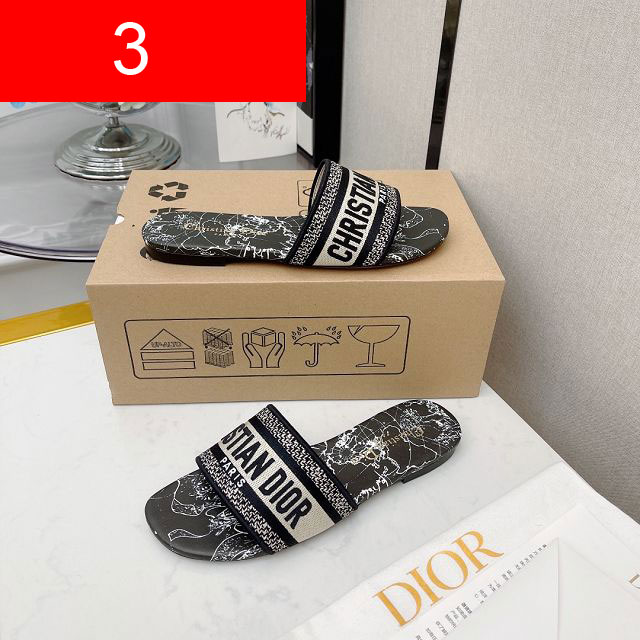 Dior original cotton slide DS0017