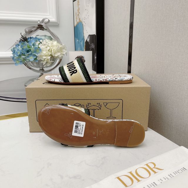 Dior original cotton slide DS0017