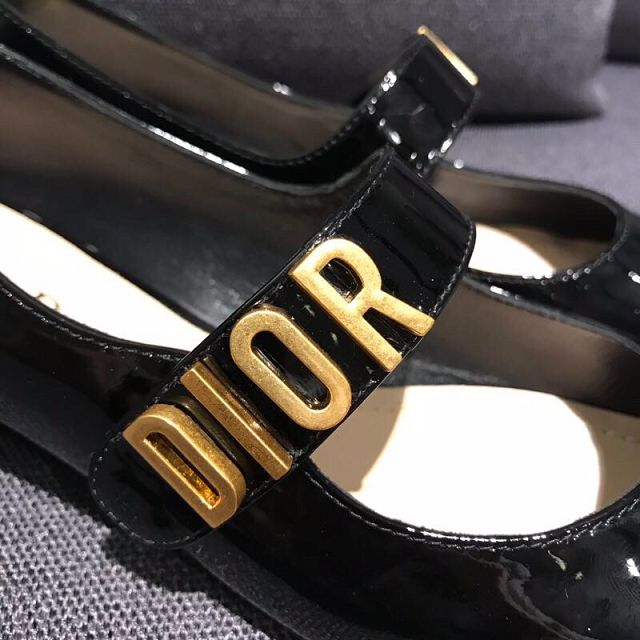 Dior original patent calfskin flat DS0014