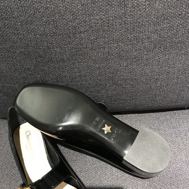 Dior original patent calfskin flat DS0014