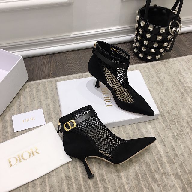 Dior original suede calfskin sandal DS0004 black