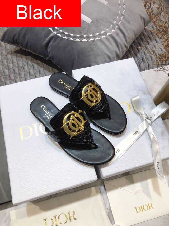 Dior orignal calfskin slide DS0038