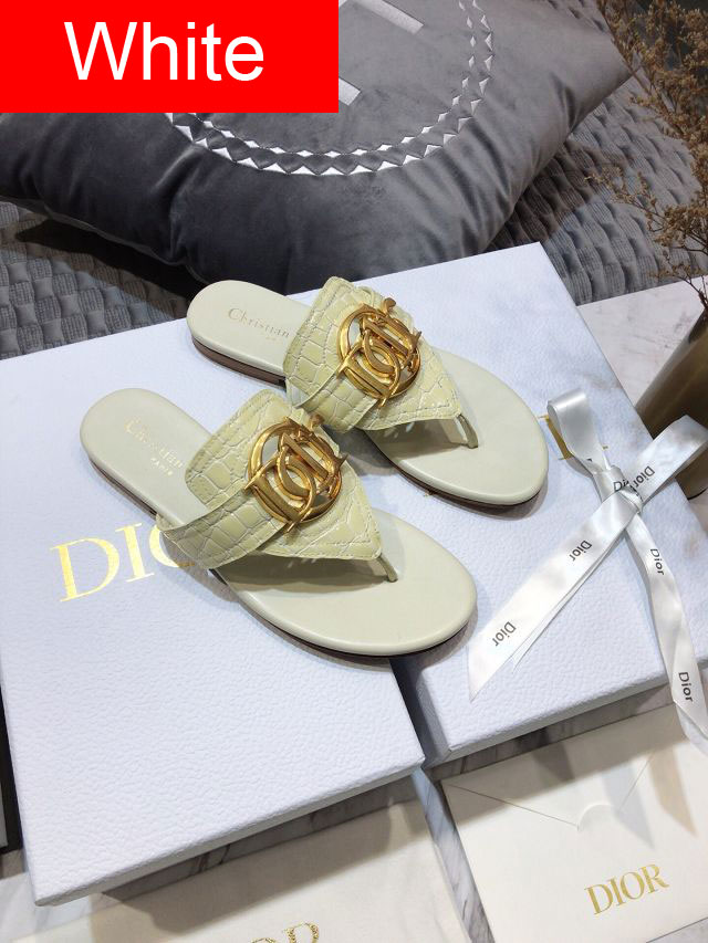 Dior orignal calfskin slide DS0038