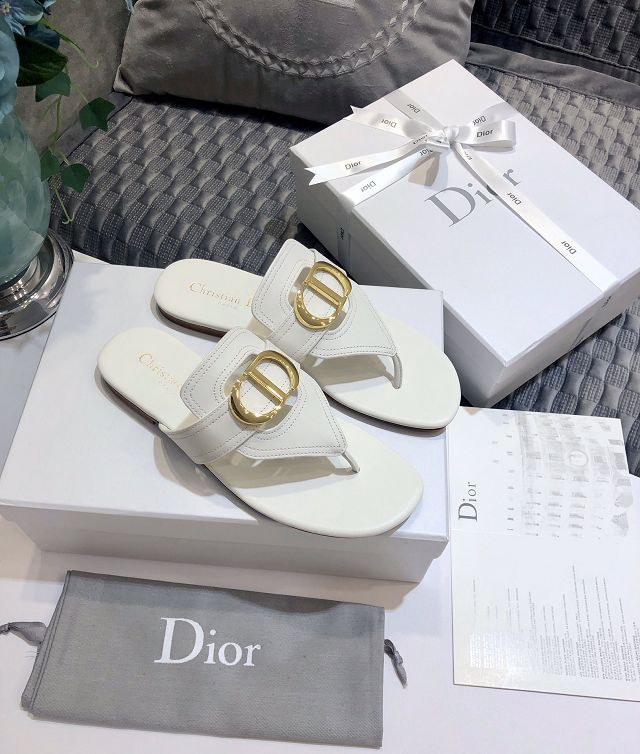 Dior orignal calfskin slide DS0081