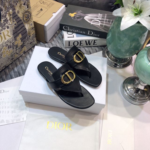 Dior orignal calfskin slide DS0081