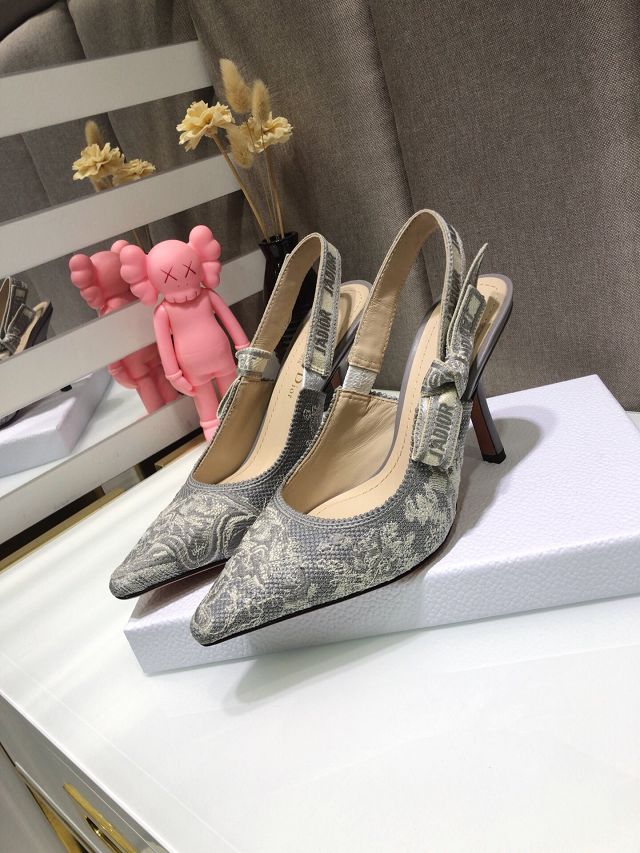 Dior orignal cotton pump DS0039 grey