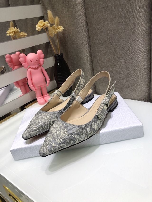 Dior orignal cotton pump DS0039 grey