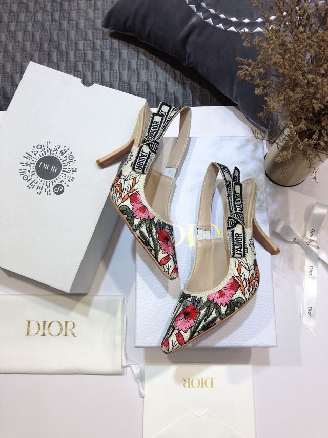 Dior orignal cotton pump DS0039 white