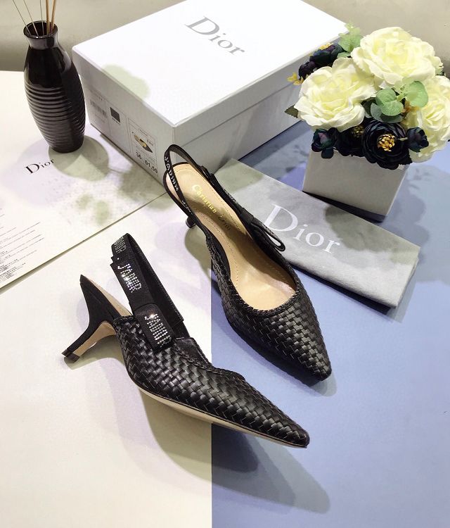 Dior orignal cotton pump DS0051 black