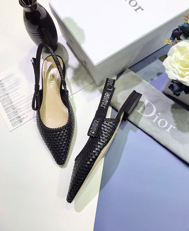 Dior orignal cotton pump DS0051 black