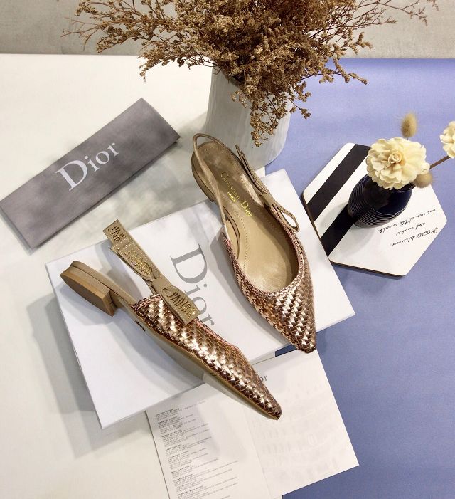 Dior orignal cotton pump DS0051 brozen