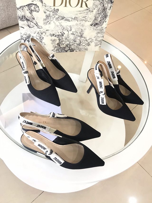 Dior orignal cotton pump DS0052 black