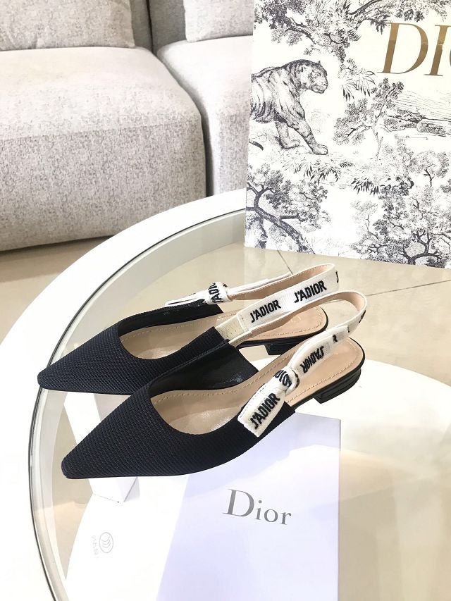 Dior orignal cotton pump DS0052 black