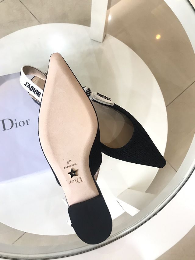 Dior orignal cotton pump DS0052 black