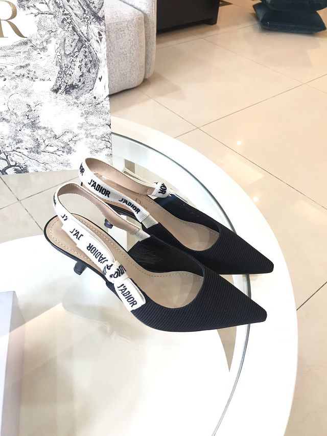 Dior orignal cotton pump DS0052 black