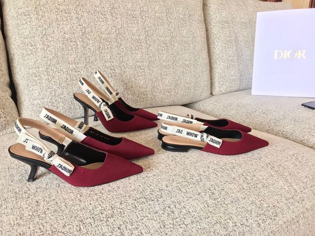 Dior orignal cotton pump DS0052 wine 