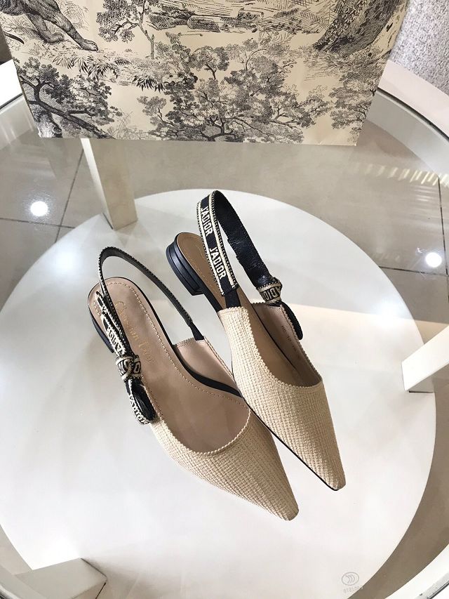 Dior orignal cotton pump DS0053 apricot