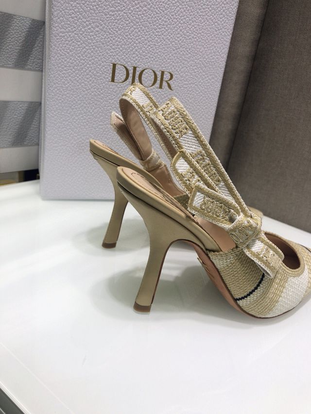 Dior orignal cotton pump DS0063 apricot