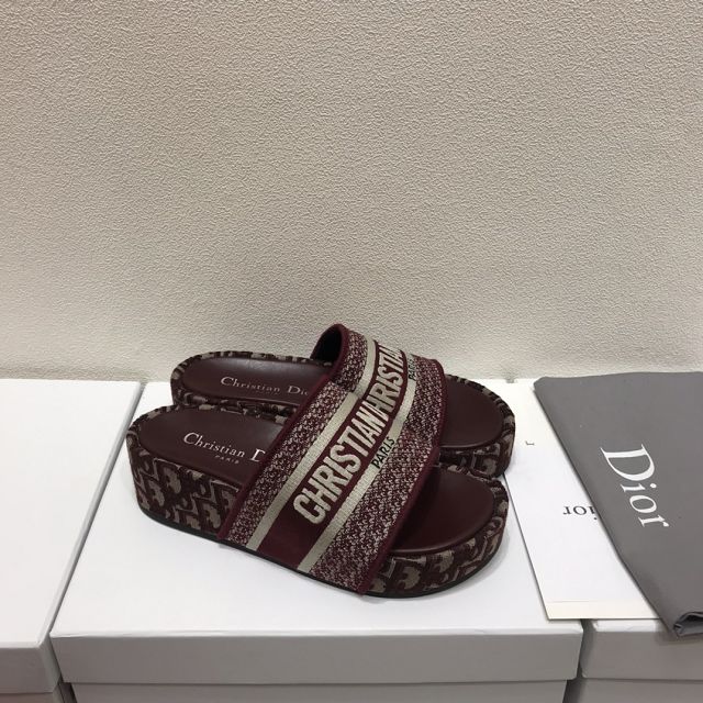 Dior orignal cotton slide DS0025 